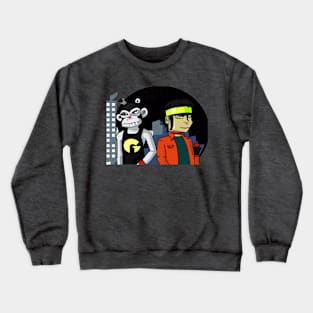 Gorilla and Gao in Hong Kong Crewneck Sweatshirt